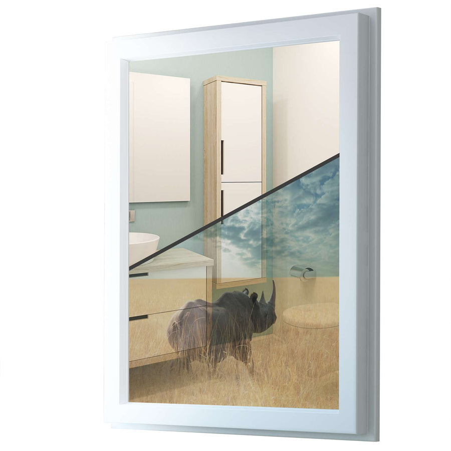 Fensterfolie [hoch] - Rhino - 70x100 cm - Transparenz
