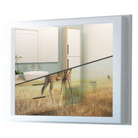 Fensterfolie [quer] - Savanna Giraffe - 100x70 cm - Transparenz