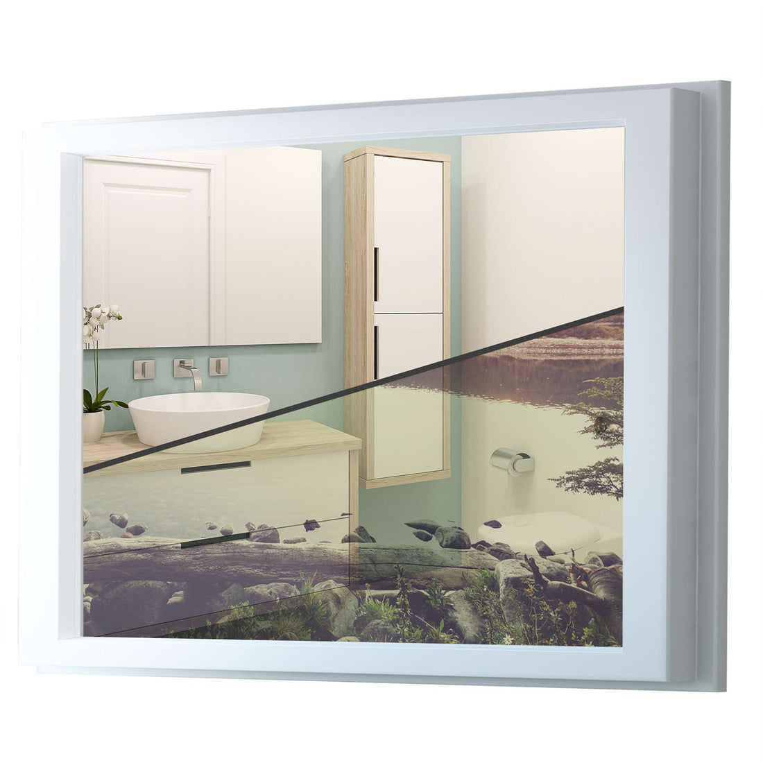 Fensterfolie [quer] - Seaside Dreams - 100x70 cm - Transparenz