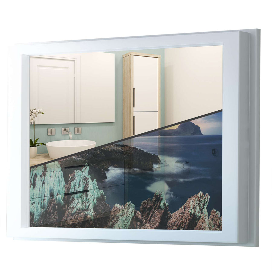 Fensterfolie [quer] - Seaside - 100x70 cm - Transparenz