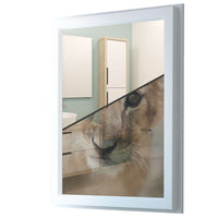 Fensterfolie [hoch] - Simba - 70x100 cm - Transparenz
