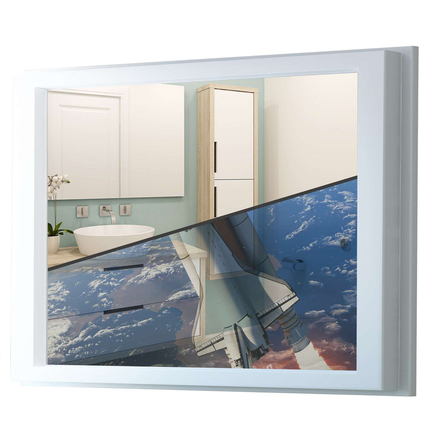 Fensterfolie [quer] - Space Traveller - 100x70 cm - Transparenz