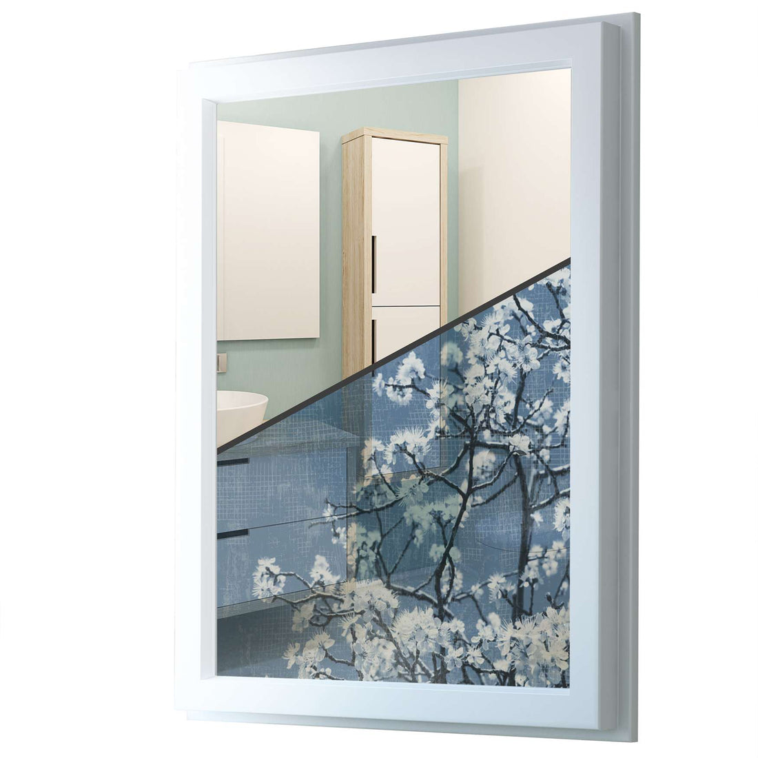 Fensterfolie [hoch] - Spring Tree - 70x100 cm - Transparenz