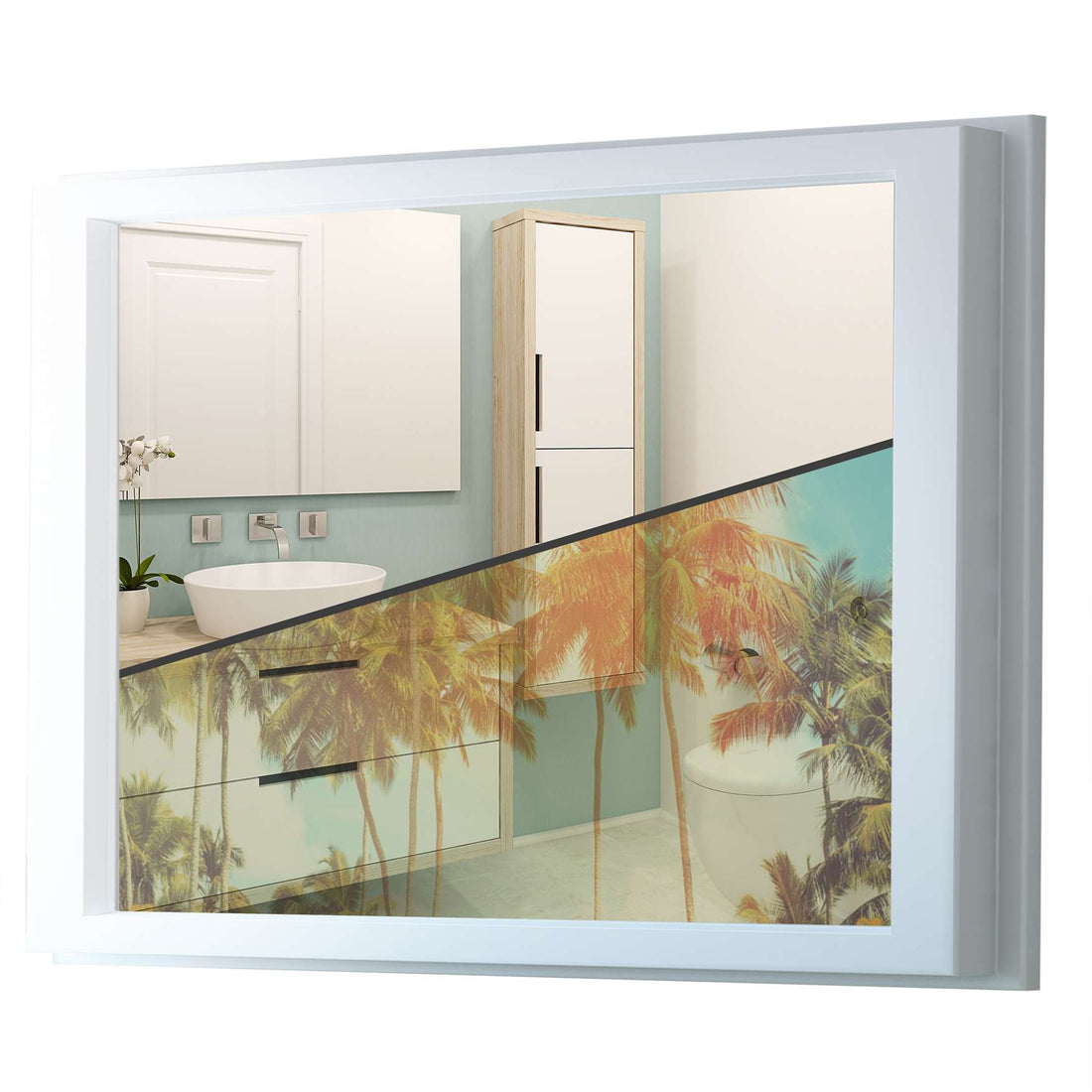 Fensterfolie [quer] - Sun Flair - 100x70 cm - Transparenz