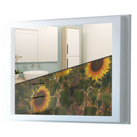 Fensterfolie [quer] - Sunflowers - 100x70 cm - Transparenz