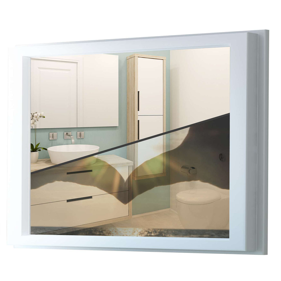 Fensterfolie [quer] - Sunny Heart - 100x70 cm - Transparenz