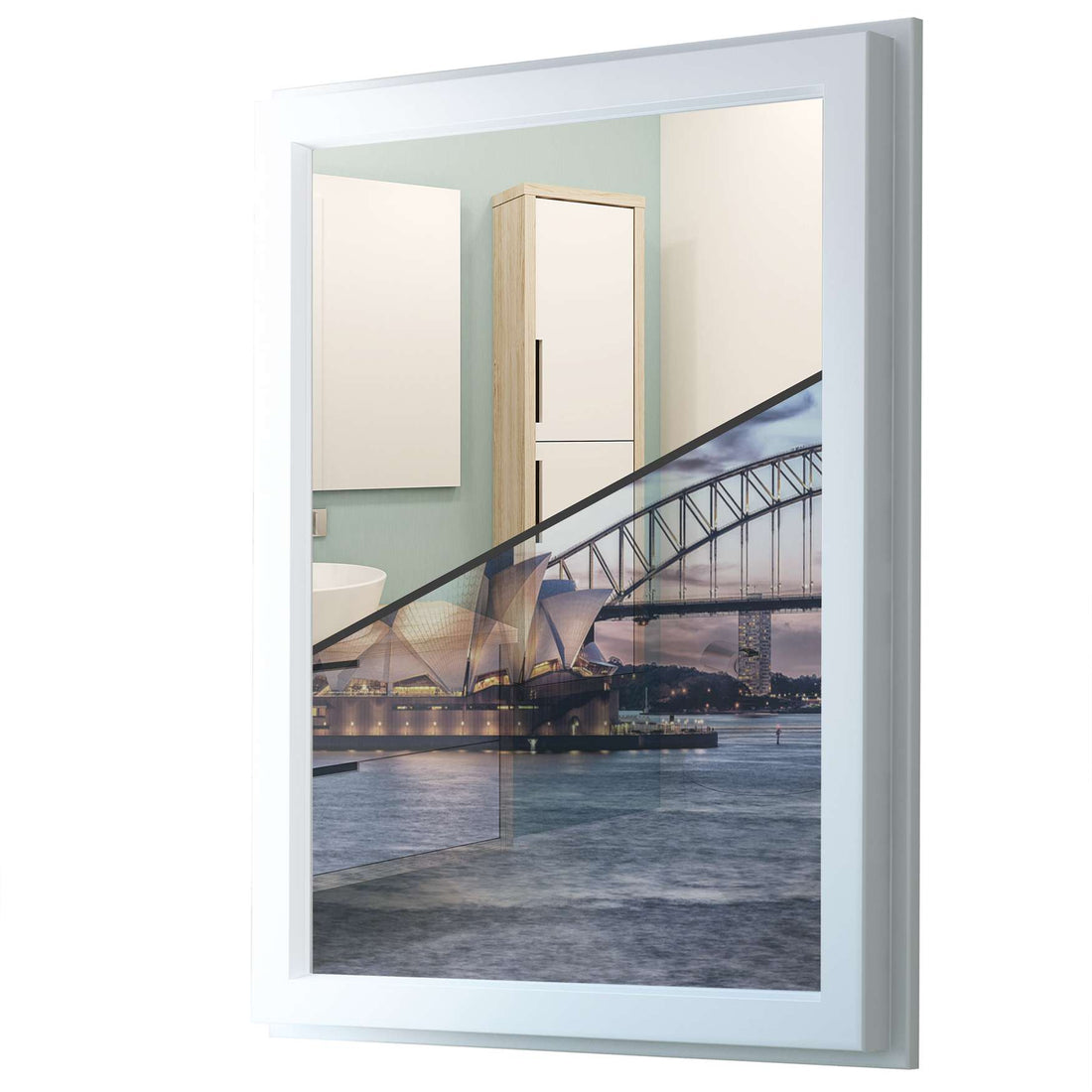 Fensterfolie [hoch] - Sydney - 70x100 cm - Transparenz