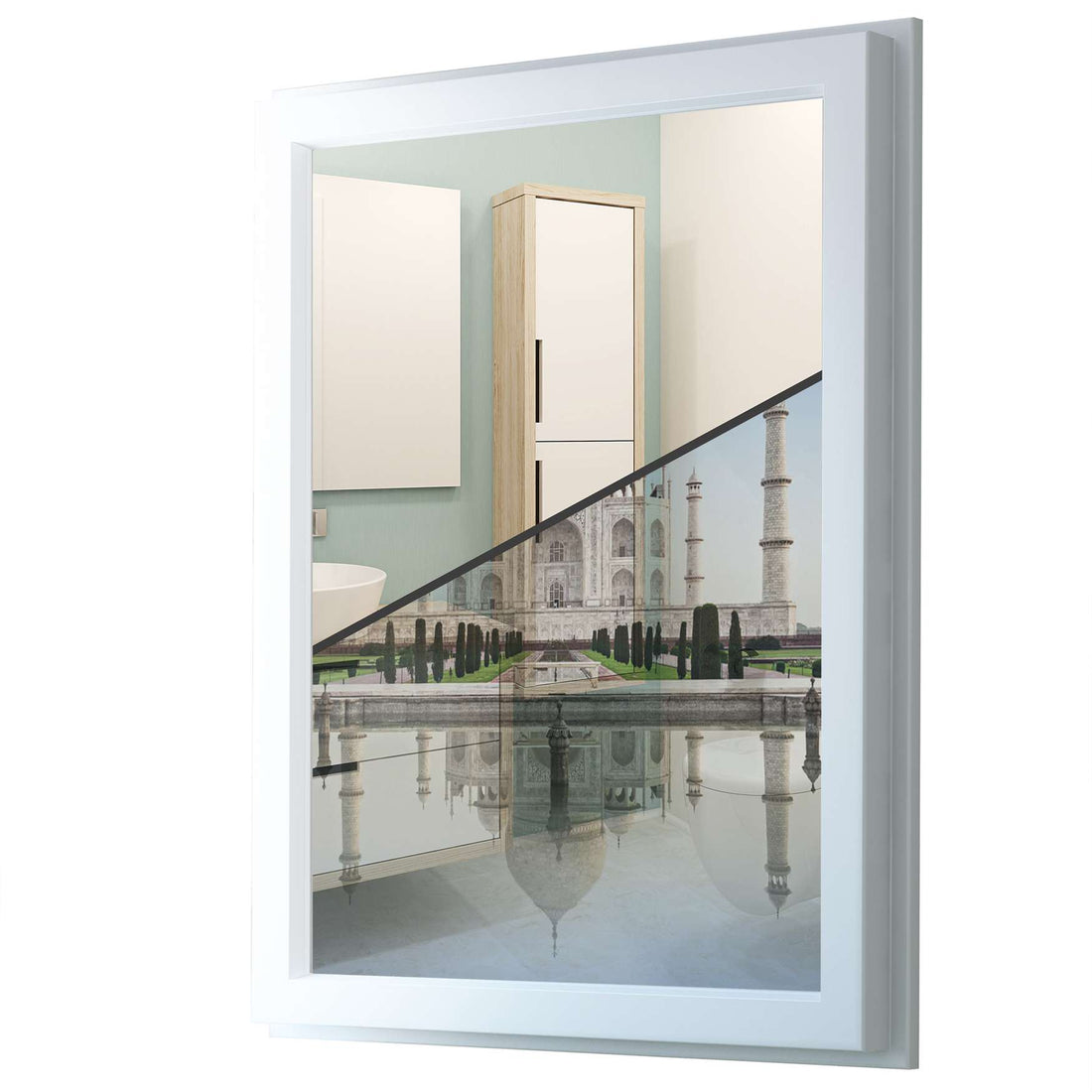 Fensterfolie [hoch] - Taj Mahal - 70x100 cm - Transparenz