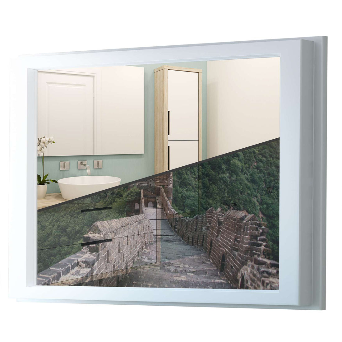 Fensterfolie [quer] - The Great Wall - 100x70 cm - Transparenz
