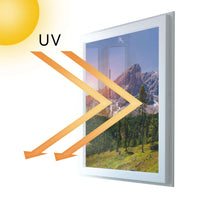 Fensterfolie [hoch] - Alpenblick - 70x100 cm - UV-resistent pds1