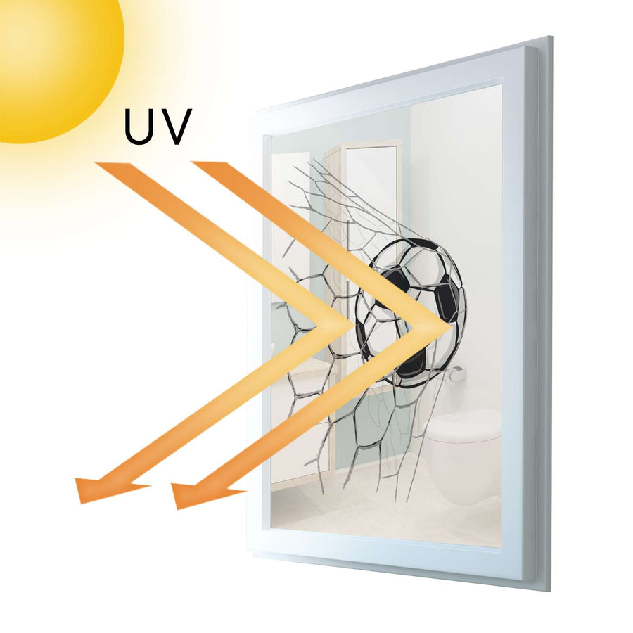 Fensterfolie [hoch] - Eingenetzt - 70x100 cm - UV-resistent pds1