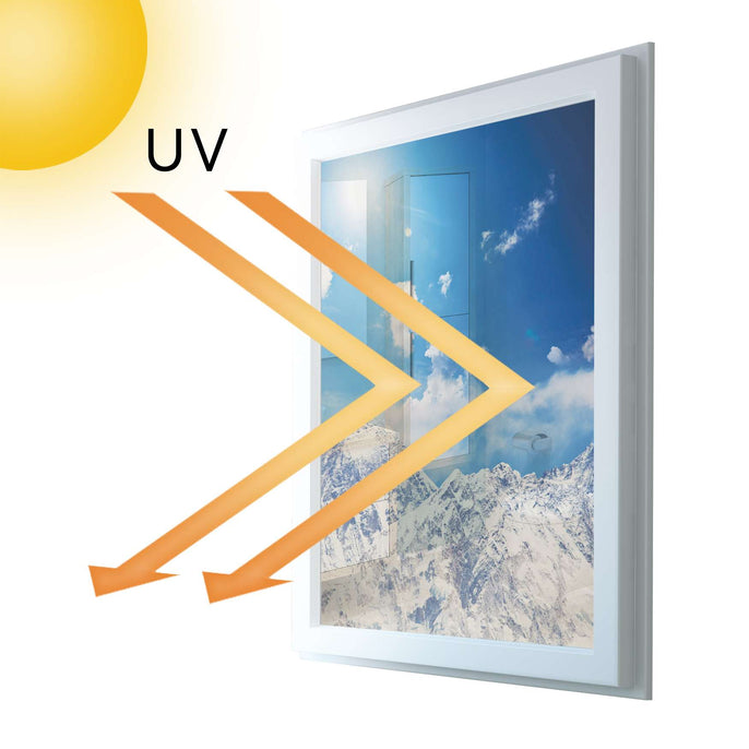 Fensterfolie [hoch] - Everest - 70x100 cm - UV-resistent pds1