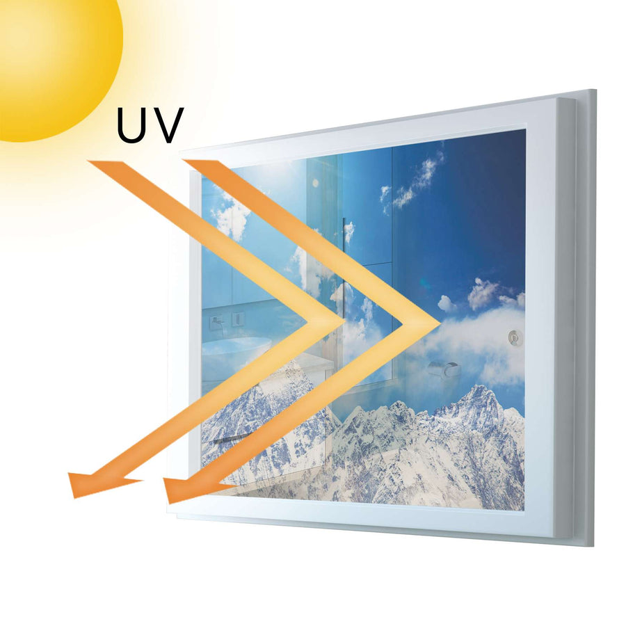 Fensterfolie [quer] - Everest - 100x70 cm - UV-resistent pds1