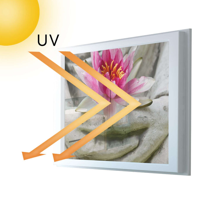 Fensterfolie [quer] - Flower Buddha - 100x70 cm - UV-resistent pds1