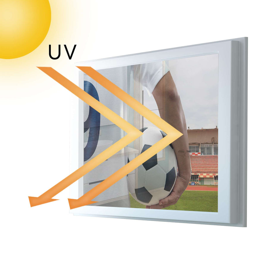 Fensterfolie [quer] - Footballmania - 100x70 cm - UV-resistent pds1