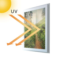 Fensterfolie [hoch] - Green Tea Fields - 70x100 cm - UV-resistent pds1