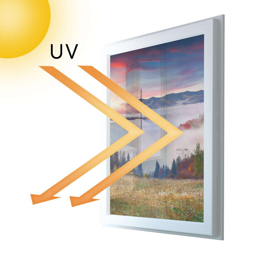 Fensterfolie [hoch] - Herbstwald - 70x100 cm - UV-resistent pds1