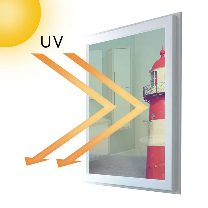 Fensterfolie [hoch] - Leuchtturm - 50x70 cm - UV-resistent pds1