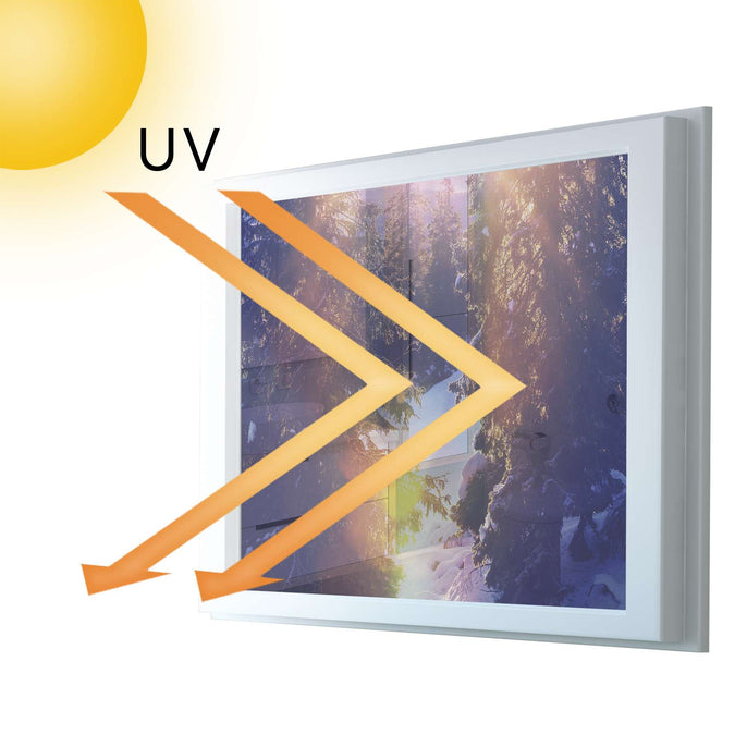 Fensterfolie [quer] - Lichtflut - 100x70 cm - UV-resistent pds1