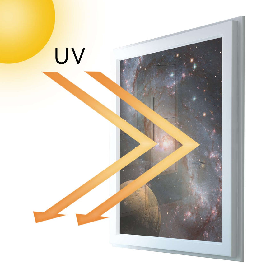 Fensterfolie [hoch] - Milky Way - 70x100 cm - UV-resistent pds1