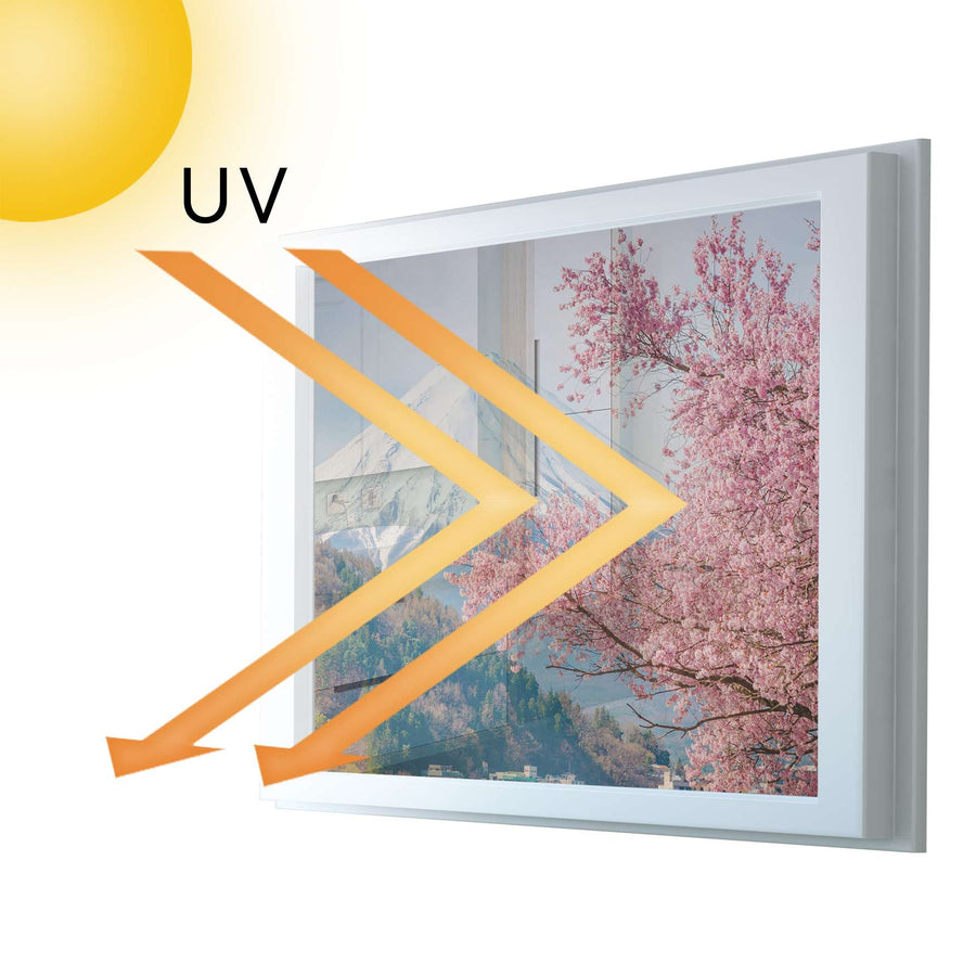 Fensterfolie [quer] - Mount Fuji - 100x70 cm - UV-resistent pds1