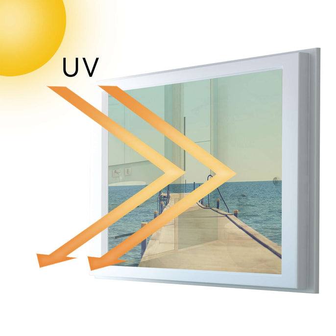 Fensterfolie [quer] - Neustart - 70x50 cm - UV-resistent pds1