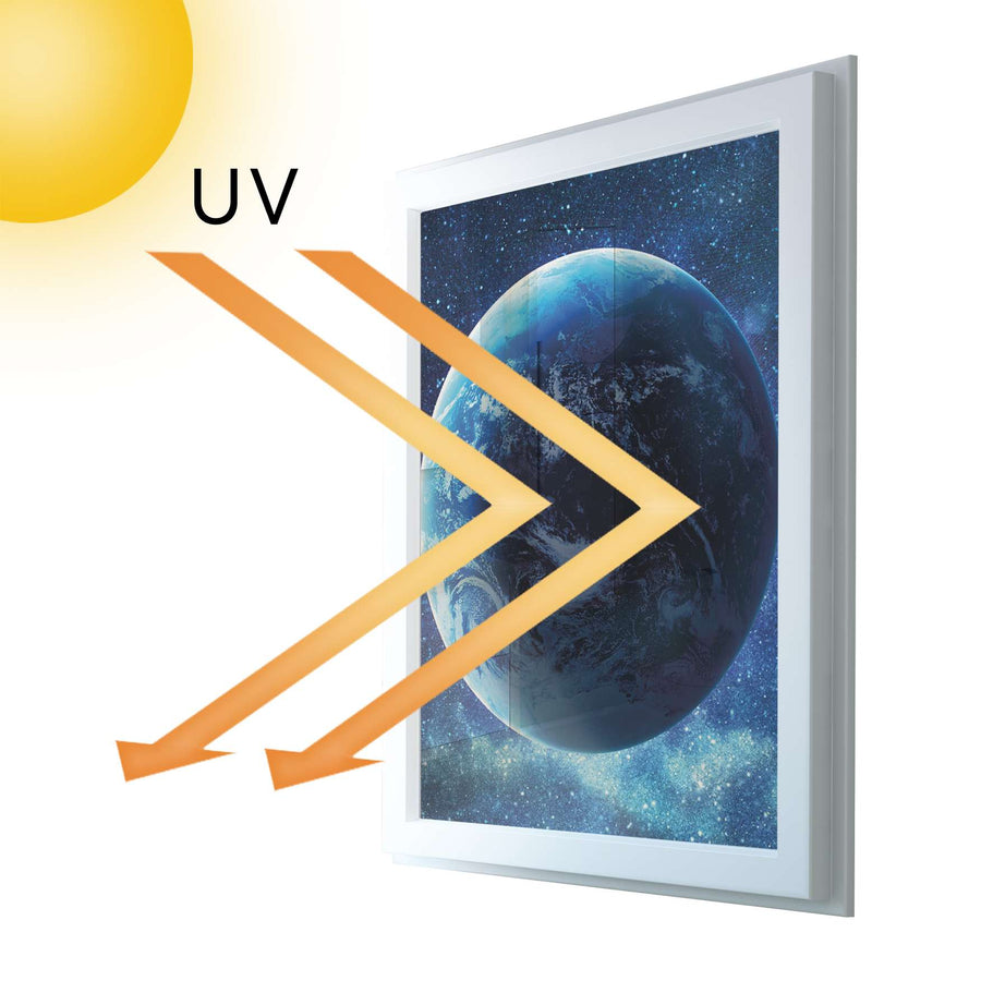 Fensterfolie [hoch] - Planet Blue - 70x100 cm - UV-resistent pds1