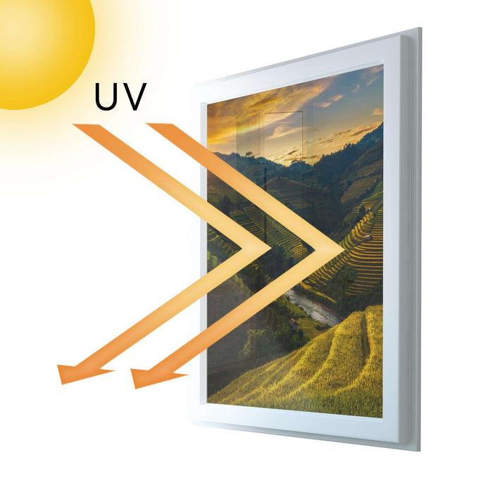 Fensterfolie [hoch] - Reisterrassen - 70x100 cm - UV-resistent pds1