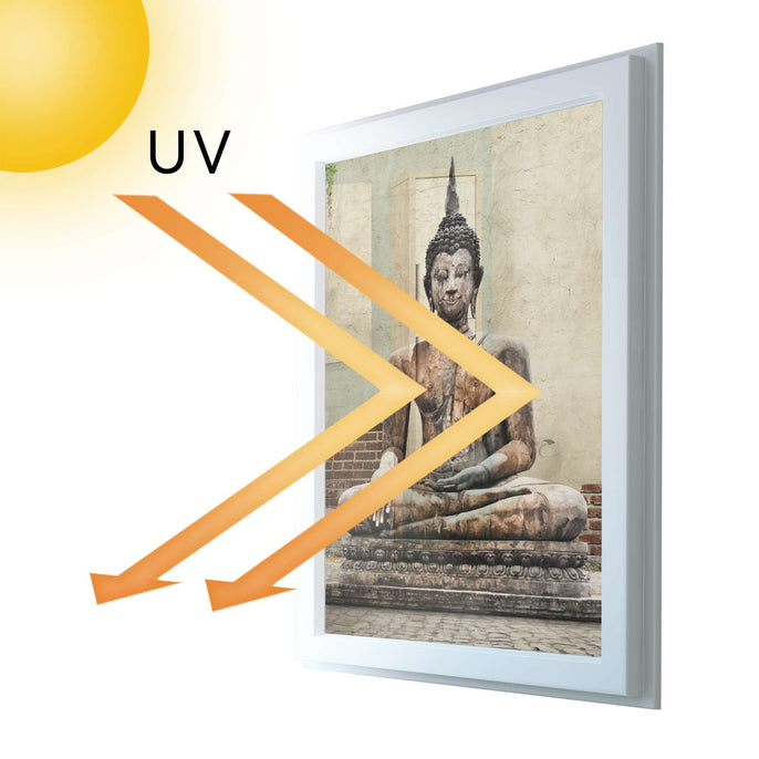 Fensterfolie [hoch] - Relaxing Buddha - 70x100 cm - UV-resistent pds1
