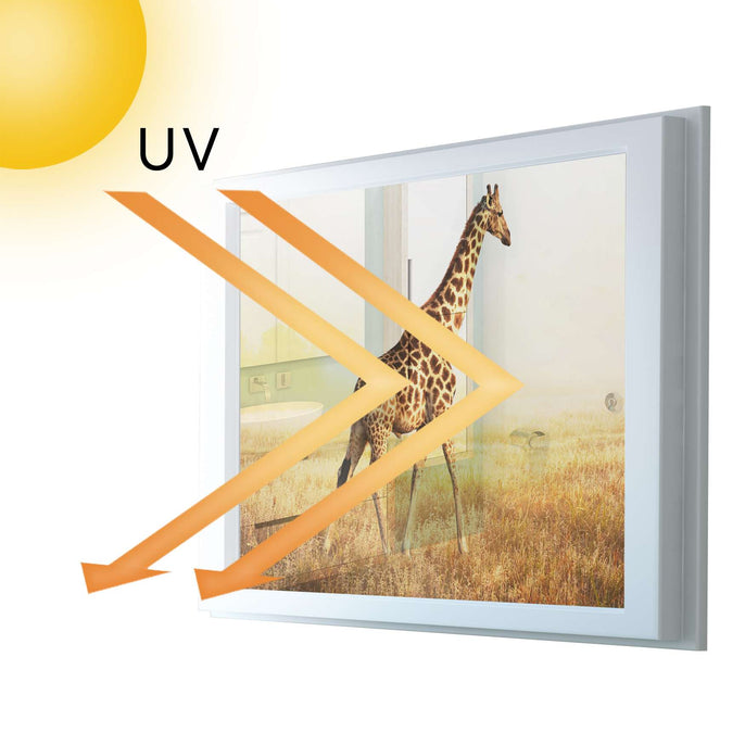 Fensterfolie [quer] - Savanna Giraffe - 100x70 cm - UV-resistent pds1