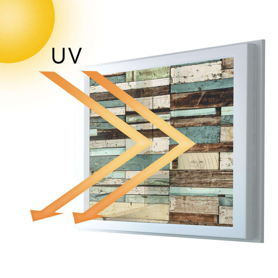 Fensterfolie [quer] - Schiffsbruch - 100x70 cm - UV-resistent pds1