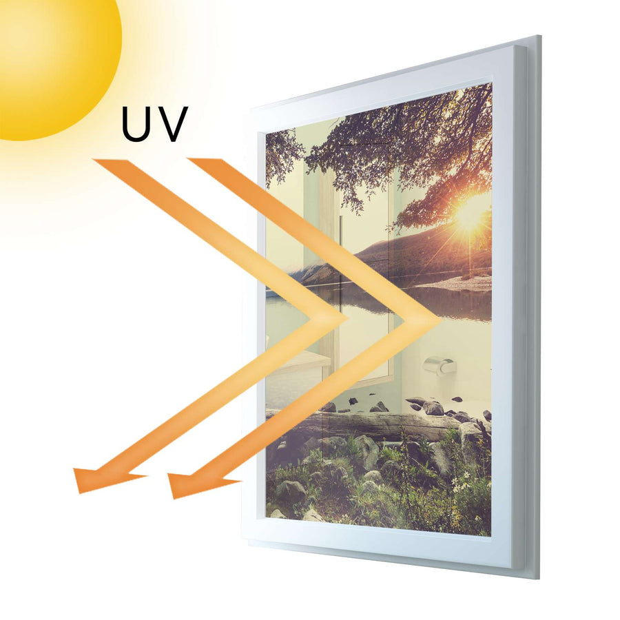 Fensterfolie [hoch] - Seaside Dreams - 70x100 cm - UV-resistent pds1