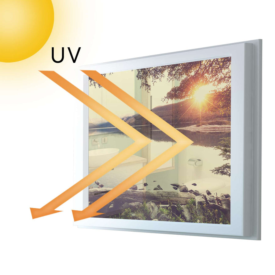 Fensterfolie [quer] - Seaside Dreams - 100x70 cm - UV-resistent pds1