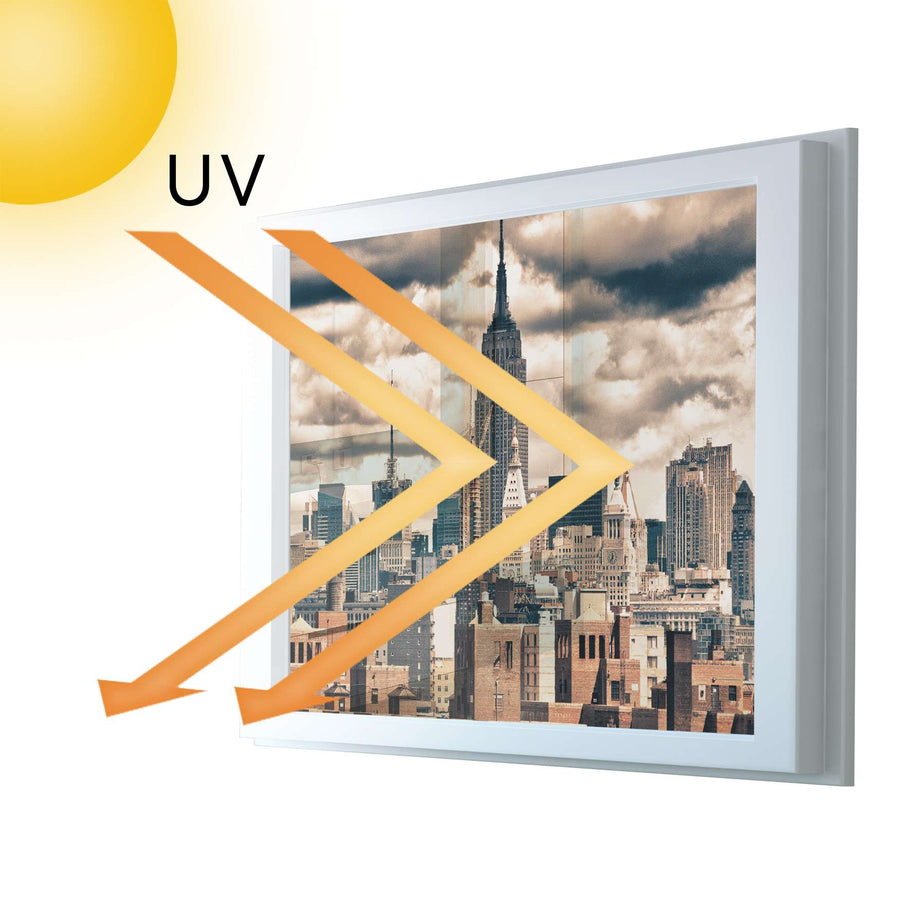 Fensterfolie [quer] - Skyline NYC - 100x70 cm - UV-resistent pds1