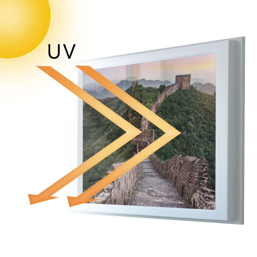 Fensterfolie [quer] - The Great Wall - 100x70 cm - UV-resistent pds1