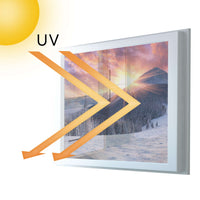 Fensterfolie [quer] - Zauberhafte Winterlandschaft - 100x70 cm - UV-resistent pds1