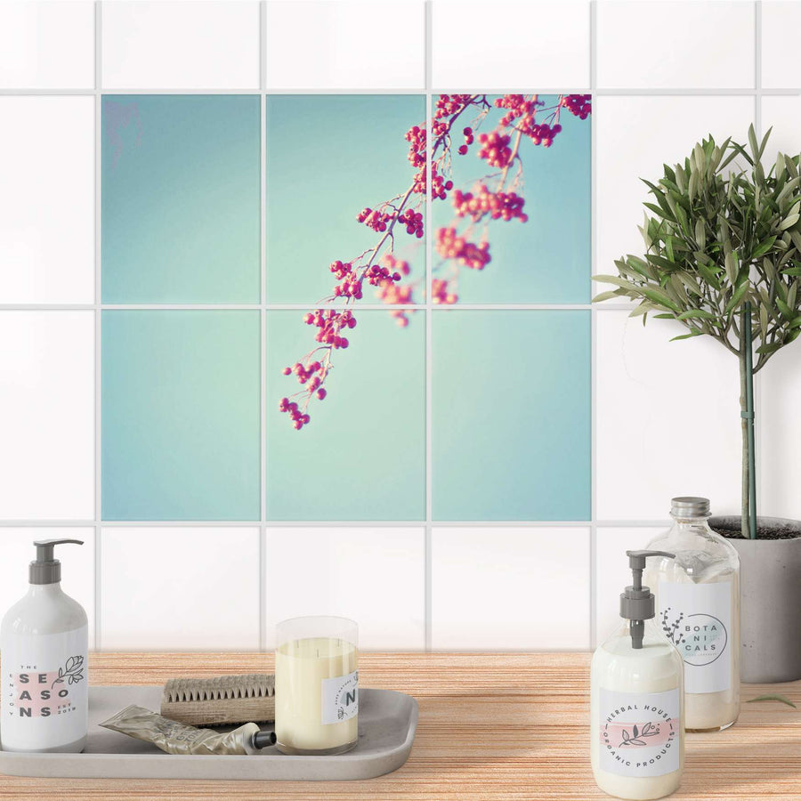 Fliesenaufkleber 15x20 cm Bad - Ikebana für Anfänger