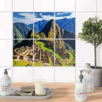 Fliesenaufkleber 15x20 cm Bad - Machu Picchu