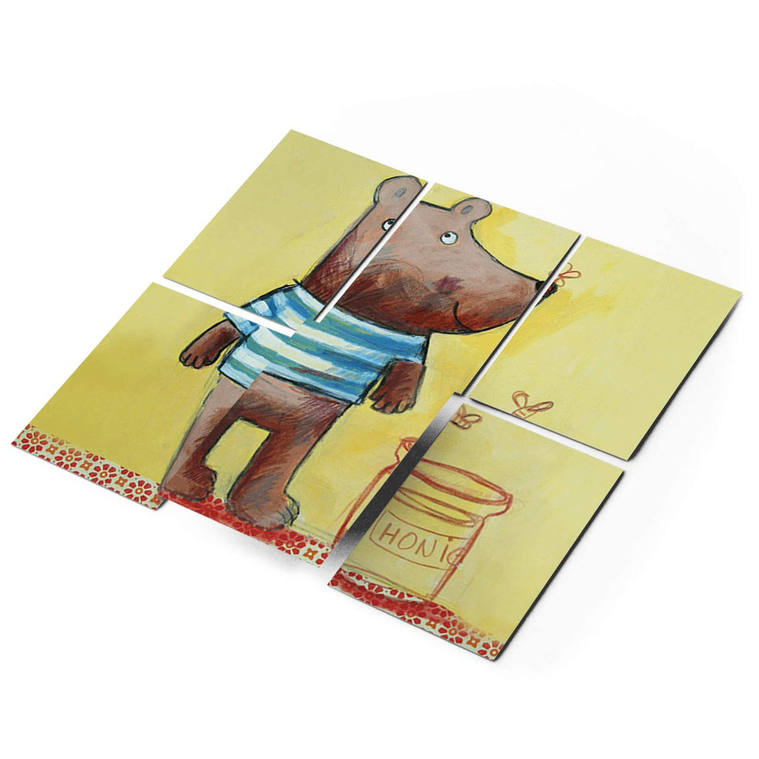 Fliesenaufkleber 15x20 cm Selbstklebend - Bär