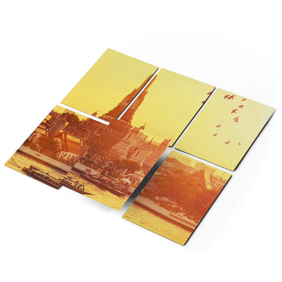 Fliesenaufkleber 15x20 cm Selbstklebend - Bangkok Sunset