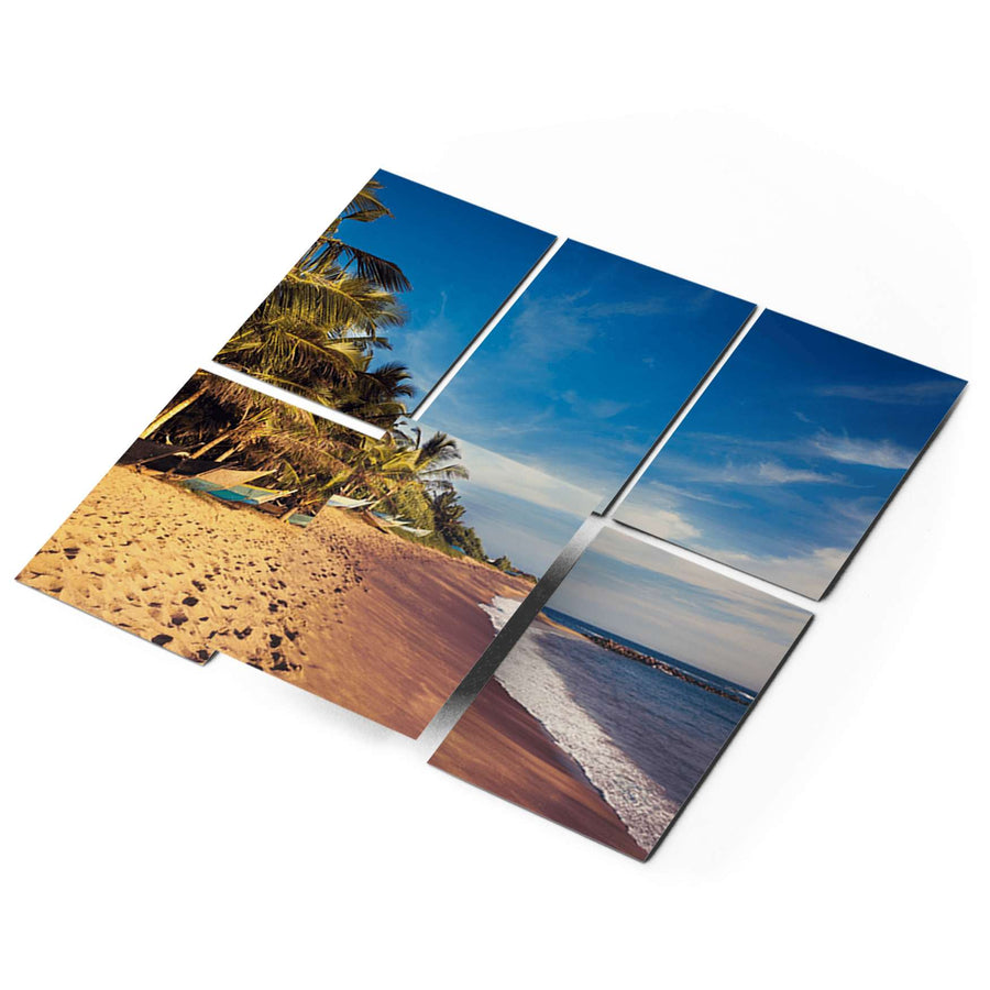 Fliesenaufkleber 15x20 cm Selbstklebend - Longboat Beach