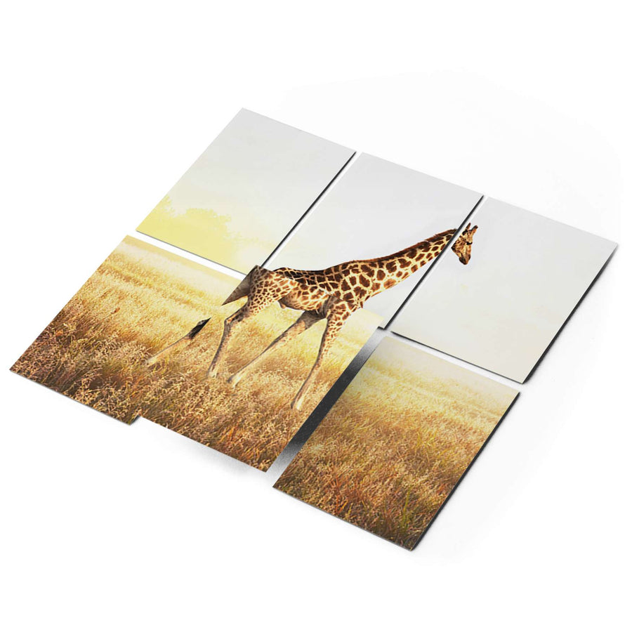 Fliesenaufkleber 15x20 cm Selbstklebend - Savanna Giraffe