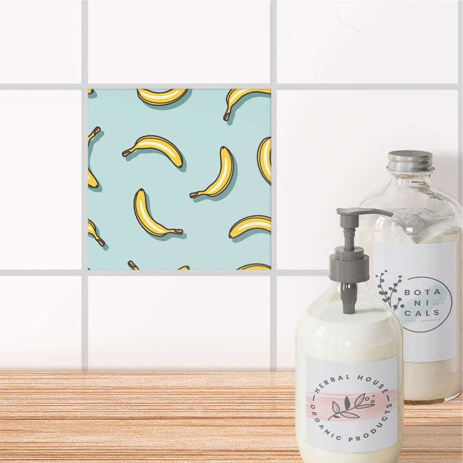 Fliesenaufkleber Bad - Hey Banana
