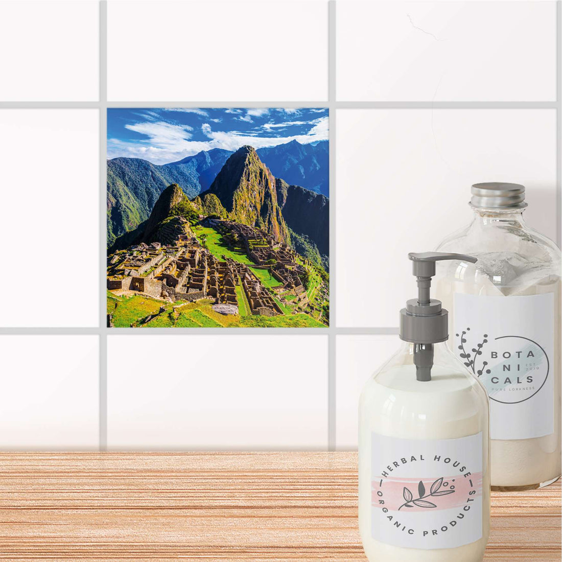 Fliesenaufkleber Bad - Machu Picchu