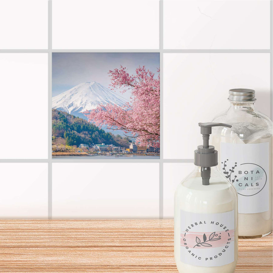 Fliesenaufkleber Bad - Mount Fuji