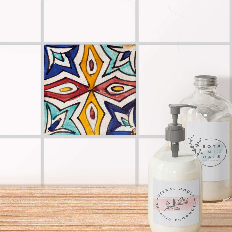 Fliesenaufkleber Bad - Spanish Tile 4