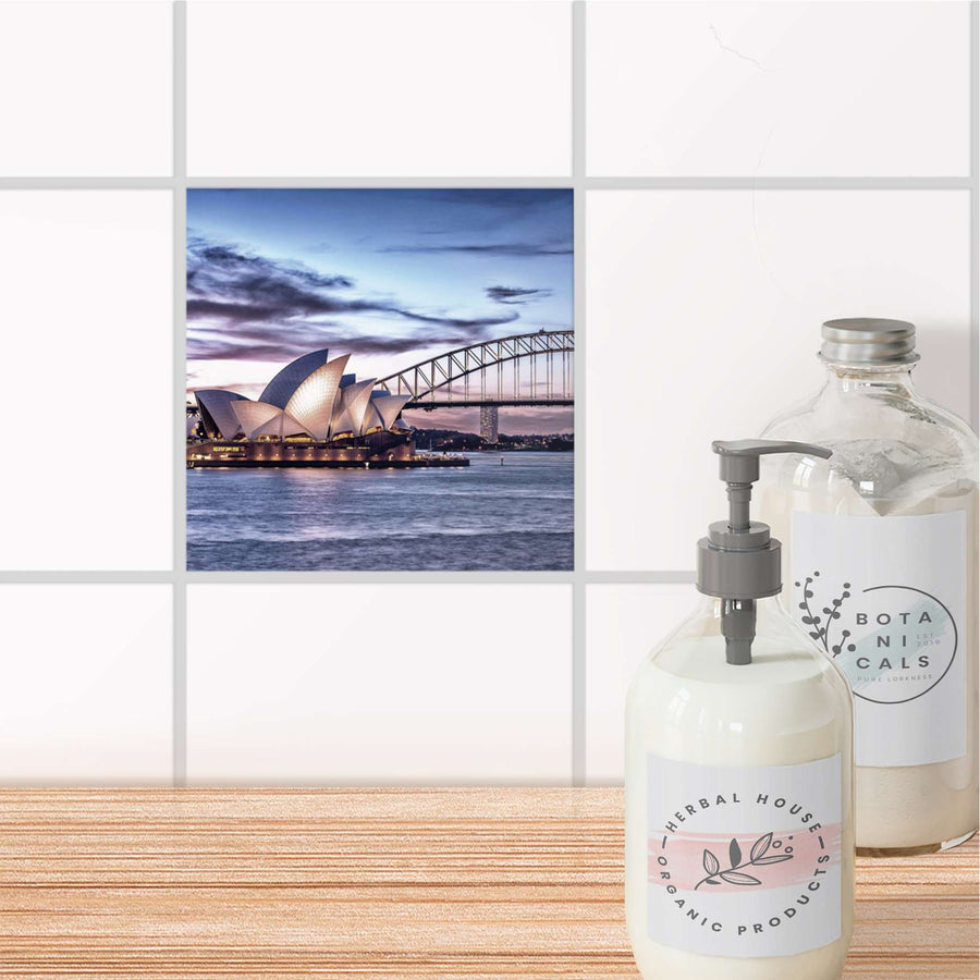 Fliesenaufkleber Bad - Sydney