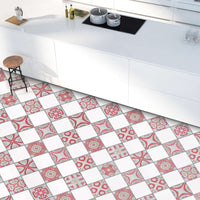 Fliesenaufkleber Boden Küche - Strawberry Cheese Tile