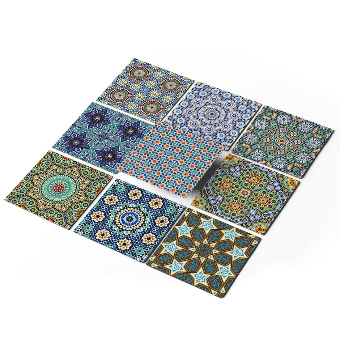 Fliesenaufkleber Boden (selbstklebend) - Orientalisches Mosaik