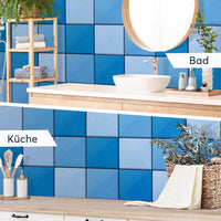 Fliesenaufkleber Küche Bad - Blautöne